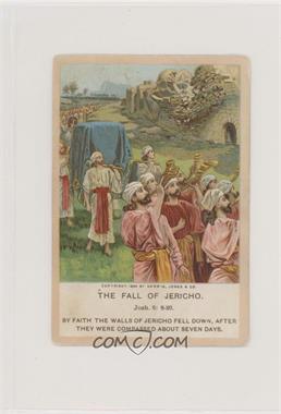 1878-1936 Eaton & Mains Berean Lesson Pictures - [Base] #7-9.3 - The Fall of Jericho [Good to VG‑EX]