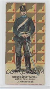 1887 Kinney Tobacco Sweet Caporal Military and Naval Uniforms - Tobacco N224 #_ARGE - Artillery - Train Germany 1886