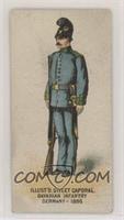 Bavarian Infantry Germany - 1880 [Poor to Fair]