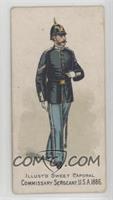 Commissary Sergeant, USA 1886