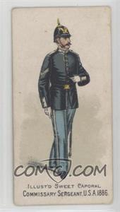 1887 Kinney Tobacco Sweet Caporal Military and Naval Uniforms - Tobacco N224 #_COSE - Commissary Sergeant, USA 1886