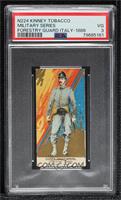 Forestry Guard, Italy - 1886 [PSA 3 VG]