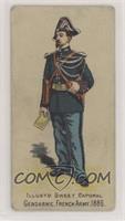 Gendarme, French Army, 1886