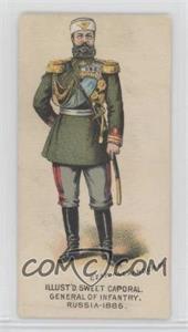 1887 Kinney Tobacco Sweet Caporal Military and Naval Uniforms - Tobacco N224 #_GOIR - General of Infantry, Russia 1886