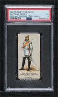 General of White Cuirassiers, Germany - 1886 [PSA 3 VG]