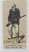 Marine, French Navy, 1886 [Poor to Fair]