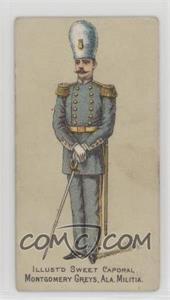 1887 Kinney Tobacco Sweet Caporal Military and Naval Uniforms - Tobacco N224 #_MGAM - Montgomery Greys, Ala. Militia