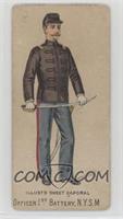 Officer 1st Battery, N.Y.S.M. [Poor to Fair]