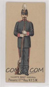 1887 Kinney Tobacco Sweet Caporal Military and Naval Uniforms - Tobacco N224 #_P11R.2 - Private, 11th Regt. N.Y.S.M. [Good to VG‑EX]