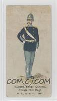 Private 71st Regt. N. G., S. N. Y. 1887 [Poor to Fair]