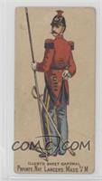 Private, Nat. Lancers, Mass. V.M.