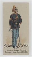 Sergeant of Signal Corps. USA 1886