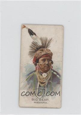 1888 Allen & Ginter Celebrated American Indian Chiefs - Tobacco N2 #_BIBE - Big Bear - Missouria [Good to VG‑EX]