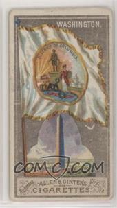 1888 Allen & Ginter City Flags - Tobacco N6 #_WASH - Washington D.C. [Poor to Fair]