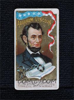 1888 Duke's Great Americans - Tobacco N76 #_ABLI - Abraham Lincoln [Poor to Fair]