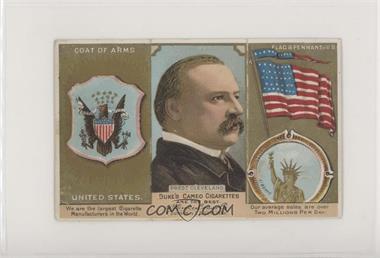 1888 Duke's Rulers, Flags and Coats of Arms - Tobacco N126 #_GRCL - Grover Cleveland [Good to VG‑EX]