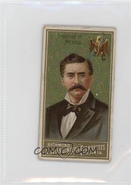 1889 Allen & Ginter World's Sovereigns - Tobacco N34 #_MEX - President of Mexico [Good to VG‑EX]