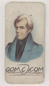 1890 AET Presidents Cards - Tobacco N428 #_ANJA - Andrew Jackson [Poor to Fair]