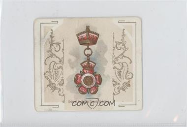 1890 Allen & Ginter The World's Decorations - Tobacco N44 #_NoN - Order of the Indian Empire, Gt. Britian [COMC RCR Poor]