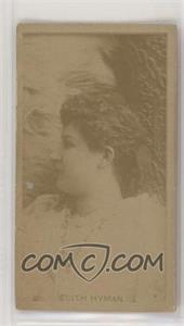 1890s Sweet Caporal Actors and Actresses - Tobacco N245 - Absolutely Pure Back #_EDHY - Edith Hyman