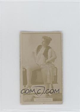1890s Sweet Caporal Actors and Actresses - Tobacco N245 - Absolutely Pure Back #_LOSE - Lottie Seymour [Good to VG‑EX]