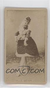 1890s Sweet Caporal Actors and Actresses - Tobacco N245 - Absolutely Pure Back #_MLBE.2 - Mlle. Bever [Good to VG‑EX]