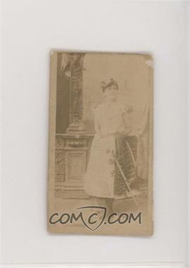 1890s Sweet Caporal Actors and Actresses - Tobacco N245 - Absolutely Pure Back #_UNKN - Unknown [Good to VG‑EX]