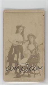 1890s Sweet Caporal Actors and Actresses - Tobacco N245 - Beware of Imitations Back #_ABSI - Abbot Sisters [Good to VG‑EX]