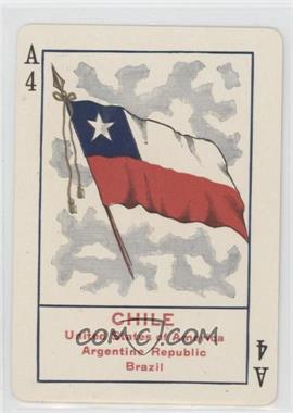 1896 Cincinnati Game of Flags - No. 1111 - 4 Flag Back #A4.2 - Chile [Good to VG‑EX]
