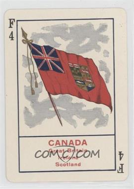 1896 Cincinnati Game of Flags - No. 1111 - 4 Flag Back #F4.2 - Canada