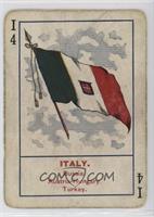 Italy (Small Crest) [Good to VG‑EX]