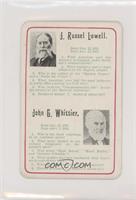 J. Russel Lowell, John G. Whittier