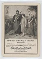 Child Jesus on His Way to Jerusalem