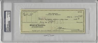 1900-Present Entertainment Authenticated Autographs - Checks #_ROSE - Rod Serling [PSA/DNA Encased]