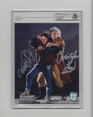 1900-Present Entertainment Authenticated Autographs - Photographs #_MFCL - Back to the Future - Michael J. Fox, Christopher Lloyd (as Marty McFly, Doc Brown) [BAS BGS Authentic]