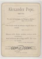 Alexander Pope [Poor to Fair]