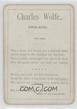 1900s-1930s Anonymous Poetry Game Cards - [Base] - Blue Flower/Leaves Back #_CHWO - Charles Wolfe