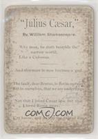 William Shakespeare (Julius Caesar) [Poor to Fair]