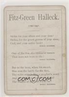 Fitz-Green Halleck [Poor to Fair]