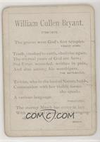 William Cullen Bryant [Poor to Fair]