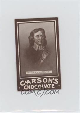 1901 Carson's Chocolate - [Base] #_OLCR - Oliver Cromwell [Poor to Fair]