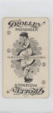 1904 Snyder Bros. Trolley Card Game - [Base] #2B - Passenger (Black) [Good to VG‑EX]