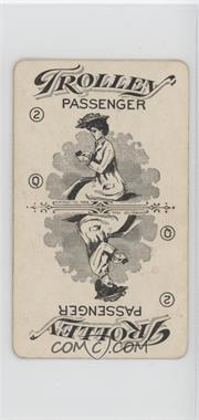 1904 Snyder Bros. Trolley Card Game - [Base] #2B - Passenger (Black) [Good to VG‑EX]