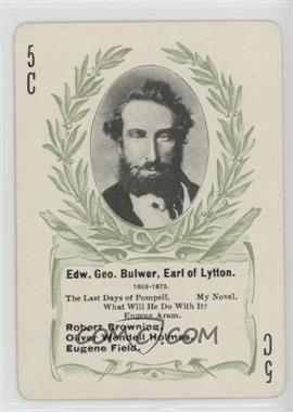 1905 Cincinnati Game Co. Authors - [Base] #5C - Edward George Bulwar, Earl of Lytton