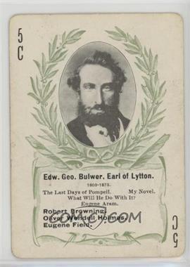 1905 Cincinnati Game Co. Authors - [Base] #5C - Edward George Bulwar, Earl of Lytton