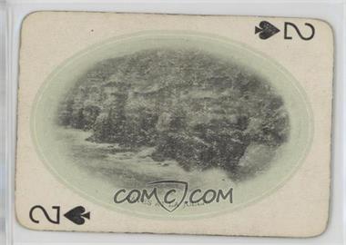 1907 M. Rieder California Souvenir Playing Cards - [Base] #2S - Caves at La Jolla