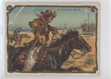 1909-12 Hassan Cowboy Series - Tobacco T53 #CORA - A Cowboy Race [Poor to Fair]