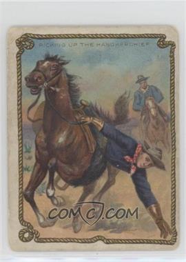 1909-12 Hassan Cowboy Series - Tobacco T53 #PIHA - Picking Up The Handkerchief [Good to VG‑EX]
