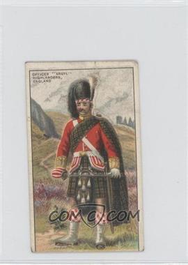 1909 Recruit Military Series Stand-Ups - Tobacco T81 #AHEN - Argyl Highlanders, England [Good to VG‑EX]