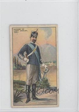 1909 Recruit Military Series Stand-Ups - Tobacco T81 #LCIT - Light Cavalry, Italy